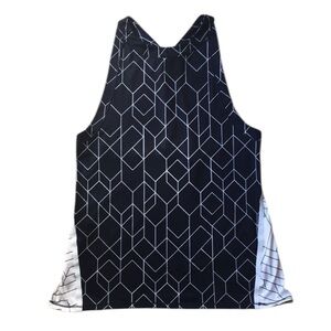 Athleta Black White‎ Tank Top XS